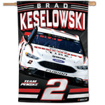 Brad Keselowski NASCAR 28" x 40" Vertical Flag