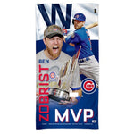 Chicago Cubs MLB Spectra Beach Towel - Ben Zobrist World Series MVP