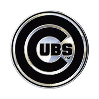 Chicago Cubs MLB Premium Chrome Free Form Auto Emblem